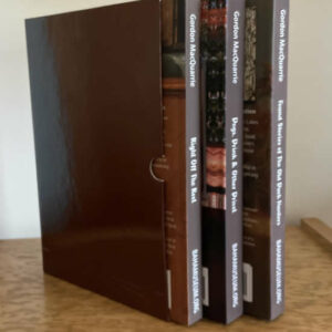 Slip Cover and three MacQuarrie Books set